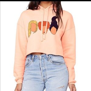 Hocus pocus cropped hoodie